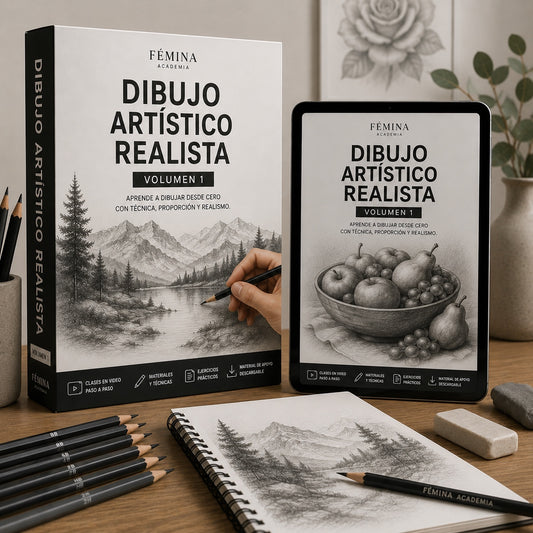 Dibujo Artístico Realista para Principiantes - (VOL.1)