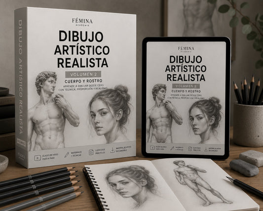 Dibujo Realista Cuerpo y Rostro - (VOL.2)